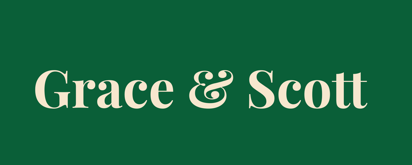 Grace and Scott 2026
